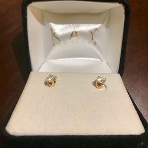 3/4 CT Round Cut Diamond Earrings (KAY Jewelers)